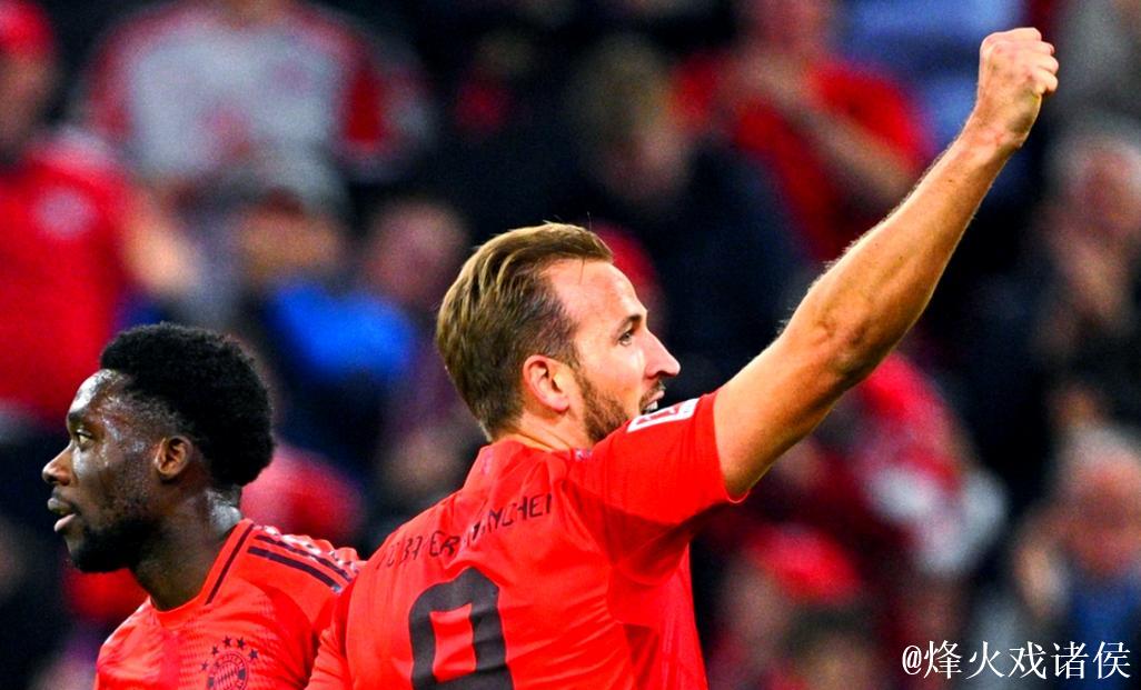 替补戴帽，凯恩当选斯图加特vs拜仁全场最佳球员